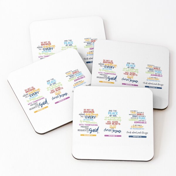 Item preview, Philippians 4 6-8 designed and sold by BellDesigned.