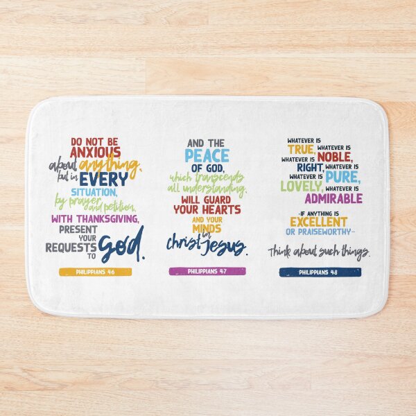 Item preview, Philippians 4 6-8 designed and sold by BellDesigned.