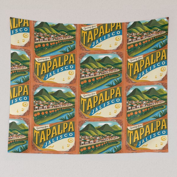 Item preview, Tapalpa Jalisco Mexico Magic Town Postcard Vintage Travel designed and sold by TravelPostcardGems.