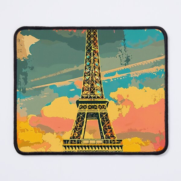 Item preview, Retro poster "Eiffel Tower" designed and sold by MidArtForge.