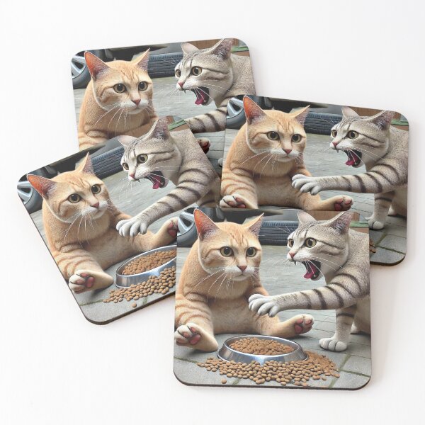 Item preview, Hungry Cat Food Heist" designed and sold by Catsmoment.