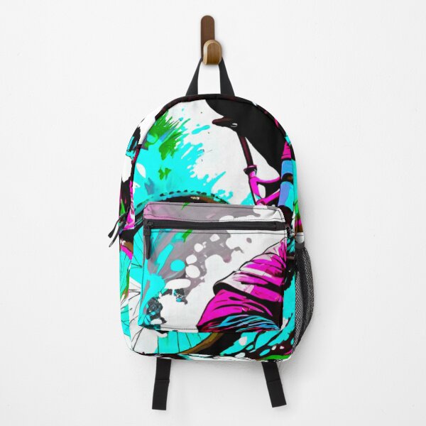 Item preview, Vibrant MTB Paint Splatter Design designed and sold by GrizzlyCollective.