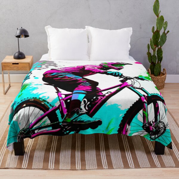 Item preview, Vibrant MTB Paint Splatter Design designed and sold by GrizzlyCollective.