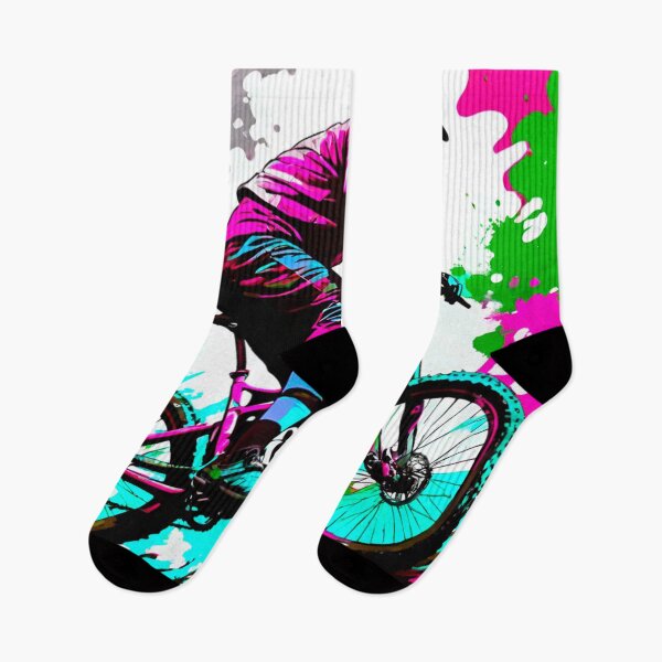 Item preview, Vibrant MTB Paint Splatter Design designed and sold by GrizzlyCollective.