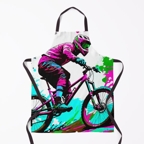 Item preview, Vibrant MTB Paint Splatter Design designed and sold by GrizzlyCollective.