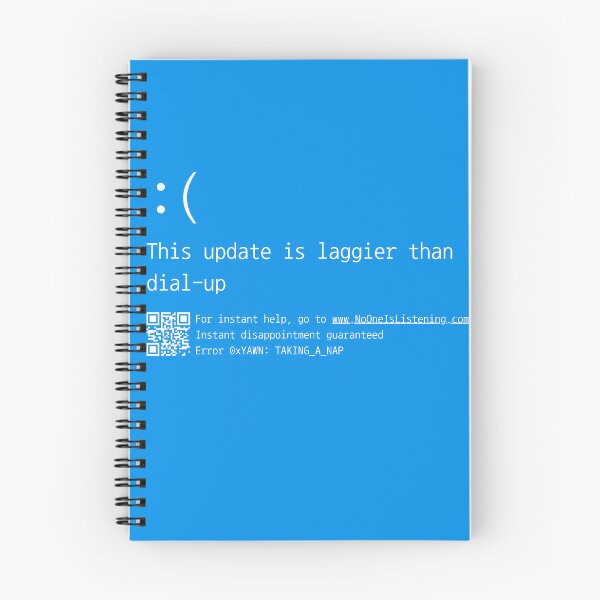 Item preview, This update is laggier than dial-up | Blue Screen Of Death | BSOD designed and sold by inknships.