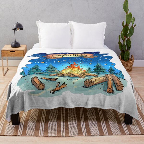 Item preview, Magical Campfire Nights Under Starry Skies designed and sold by kjon88.