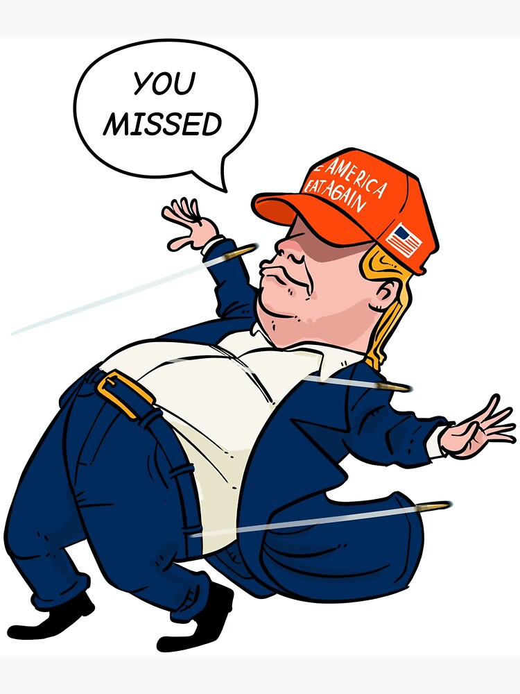 You Missed Donald Trump Shot Matrix" Magnet for Sale by Dullar77 | Redbubble