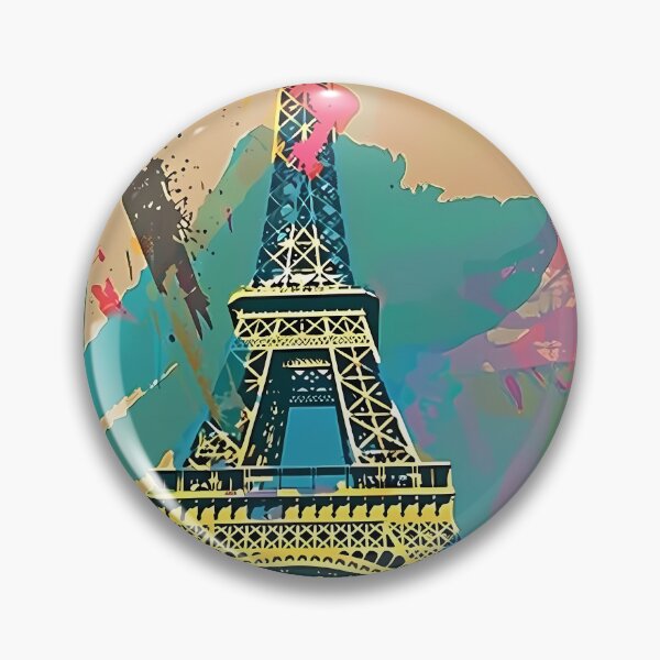 Item preview, Retro poster "Eiffel Tower" designed and sold by MidArtForge.