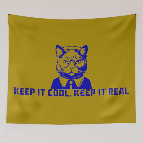 Item preview, Keep it Cool, Keep it Real Tee #5 designed and sold by purrfect pattern.