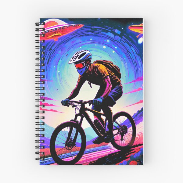 Item preview, MTB Racer Chased by UFO designed and sold by GrizzlyCollective.