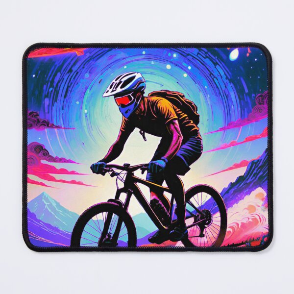 Item preview, MTB Racer Chased by UFO designed and sold by GrizzlyCollective.
