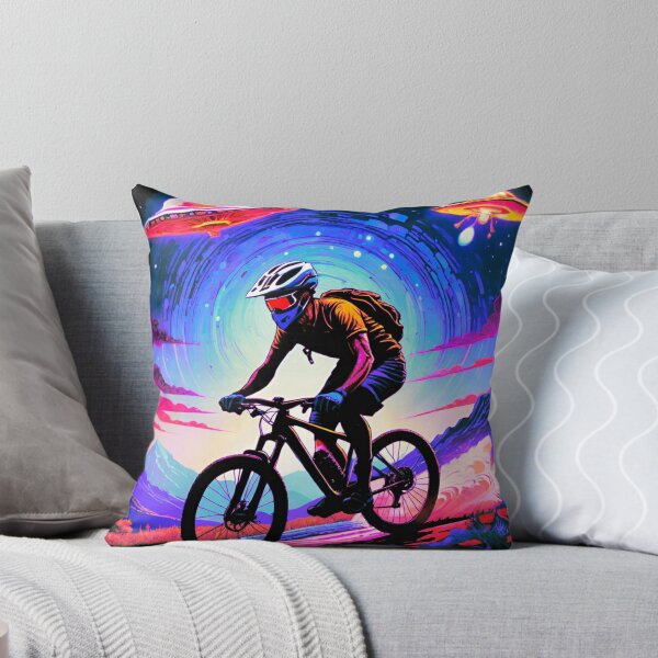 Item preview, MTB Racer Chased by UFO designed and sold by GrizzlyCollective.