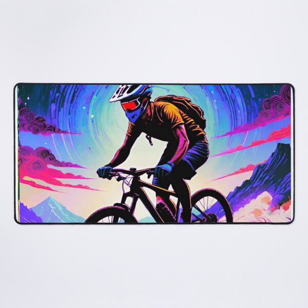 Item preview, MTB Racer Chased by UFO designed and sold by GrizzlyCollective.