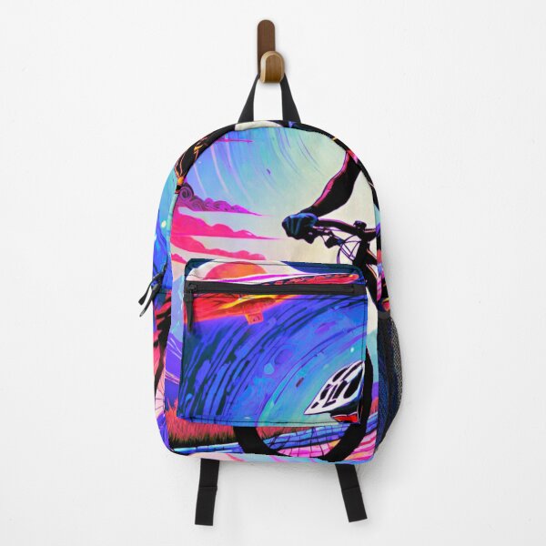 Item preview, MTB Racer Chased by UFO designed and sold by GrizzlyCollective.