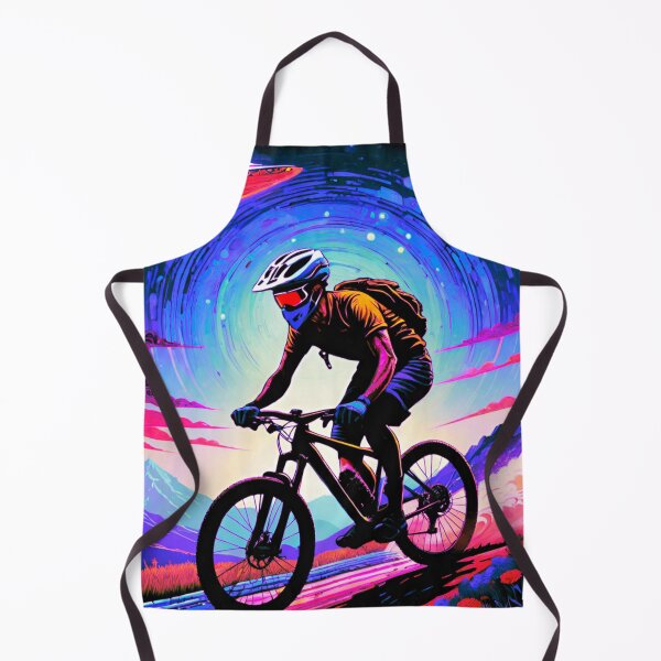 Item preview, MTB Racer Chased by UFO designed and sold by GrizzlyCollective.