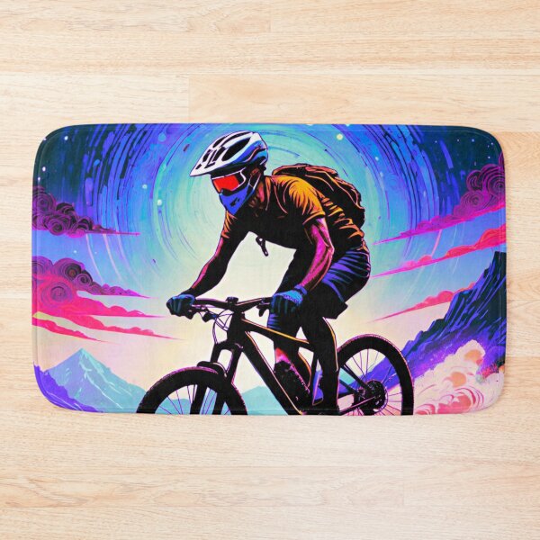 Item preview, MTB Racer Chased by UFO designed and sold by GrizzlyCollective.