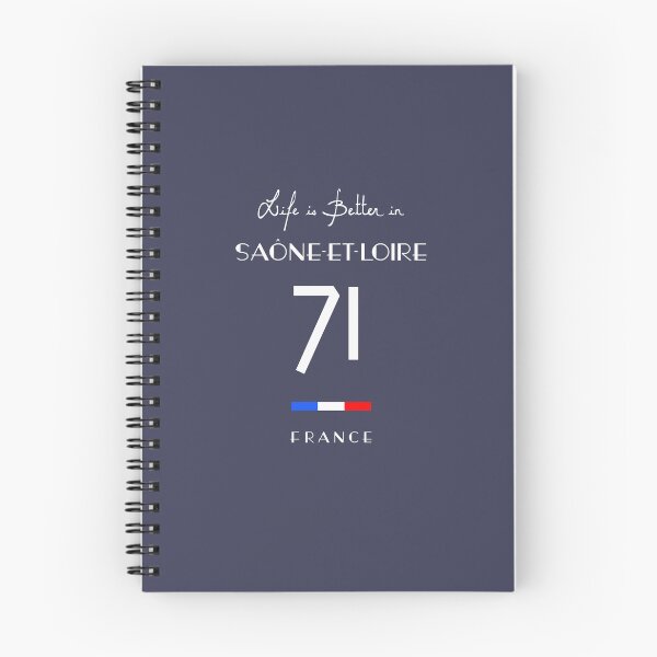 Item preview, Life is better in SAÔNE-ET-LOIRE Number 71 Bourgogne France designed and sold by frenchsalsa.