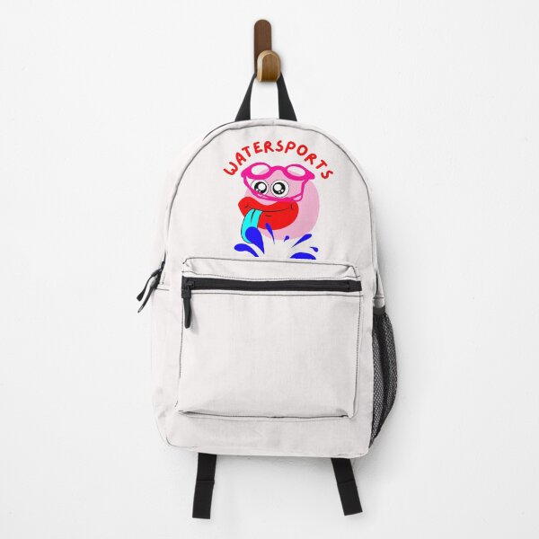 Item preview, Watersport, dirty head with pink swimming goggles and blue squirt designed and sold by DirtySports.