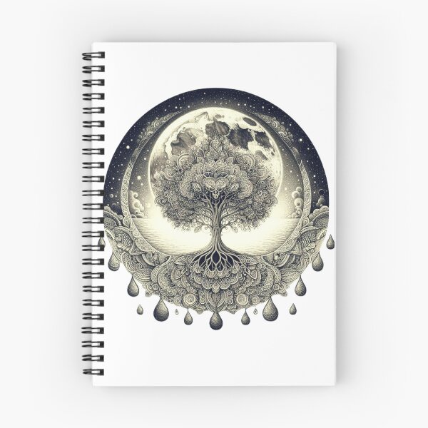 Item preview, tree moon magic fantasy moonlight witchcraft pagan night designed and sold by MaciejPetelski.