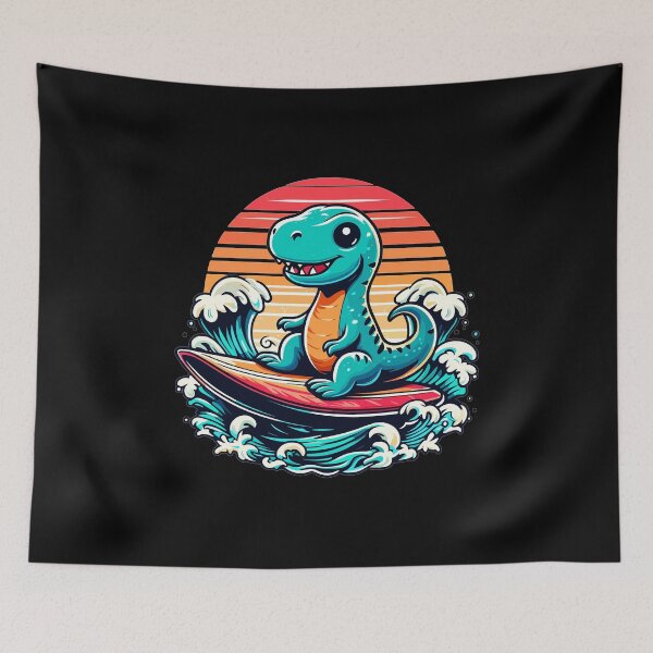 Item preview, Cute T-Rex Surfer Surfing Gift designed and sold by Pineapple-Tree.