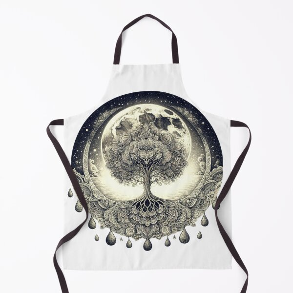 Item preview, tree moon magic fantasy moonlight witchcraft pagan night designed and sold by MaciejPetelski.