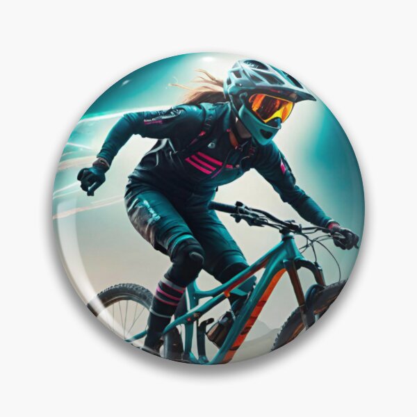 Item preview, High-Tech Mountain Biking Adventure designed and sold by GrizzlyCollective.