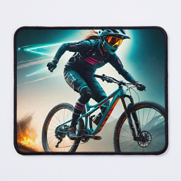 Item preview, High-Tech Mountain Biking Adventure designed and sold by GrizzlyCollective.