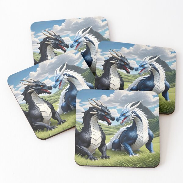 Item preview, Dueling Dragons in the Grasslands designed and sold by BougieSouthern.