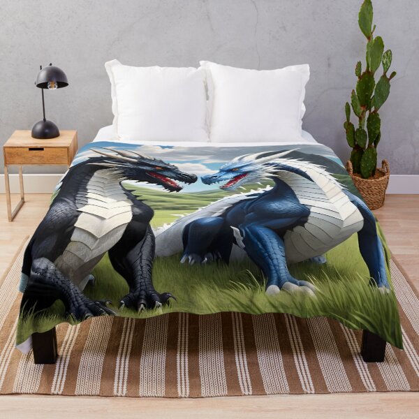Item preview, Dueling Dragons in the Grasslands designed and sold by BougieSouthern.