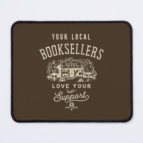 Item preview, Support Your Local Booksellers Books Retro Elegant Sign designed and sold by Geek Updated.