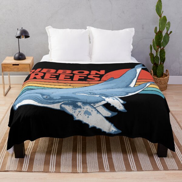 Artikelvorschau, Ribbon Reefs Australien Buckelwal entworfen und verkauft von NicGrayGraphic.