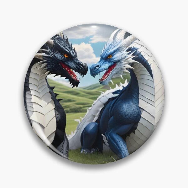 Item preview, Dueling Dragons in the Grasslands designed and sold by BougieSouthern.