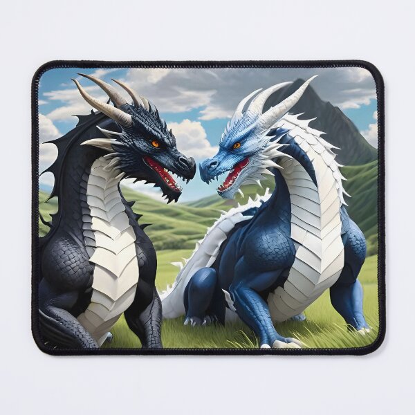 Item preview, Dueling Dragons in the Grasslands designed and sold by BougieSouthern.