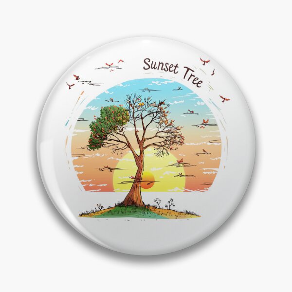 Item preview, Sunset Tree Embracing Nature's Beauty designed and sold by kjon88.