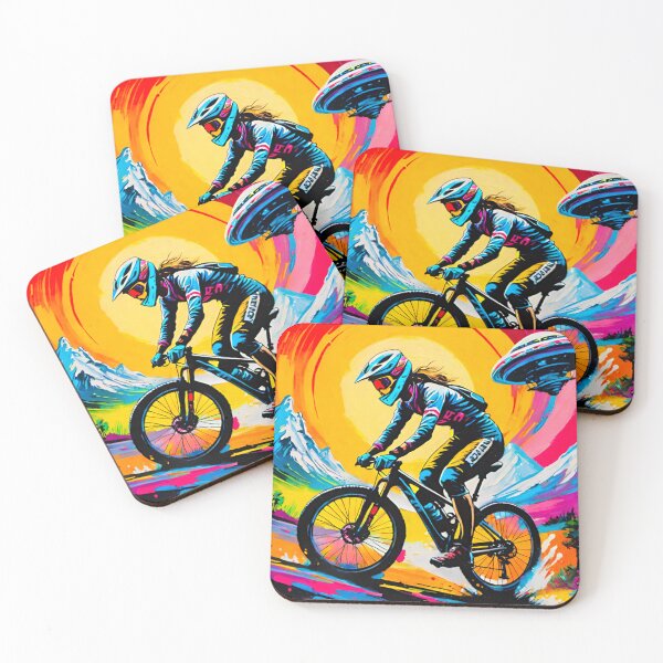 Item preview, Eerie Encounter: Female Biker and UFO designed and sold by GrizzlyCollective.