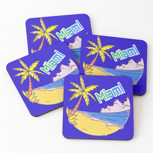 Item preview, Miami is the best place to visit and enjoy it. designed and sold by painting23.
