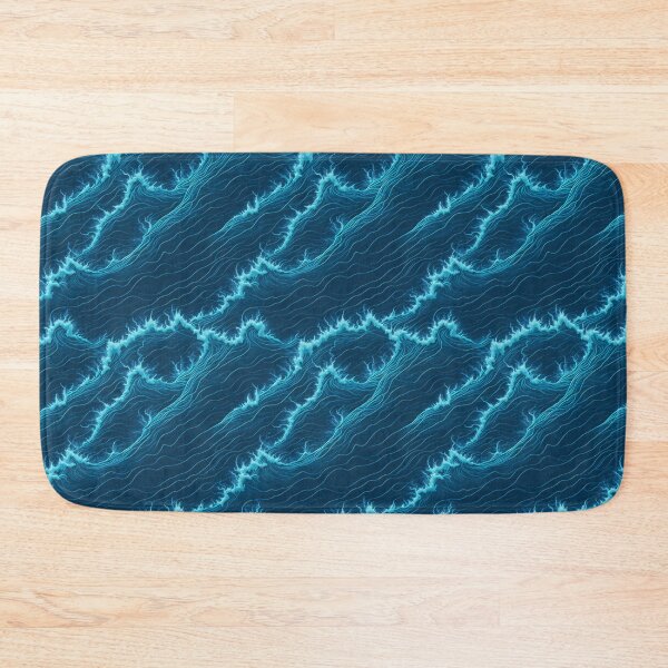 Item preview, Glowing Sea Waves designed and sold by Daniel Haddad.