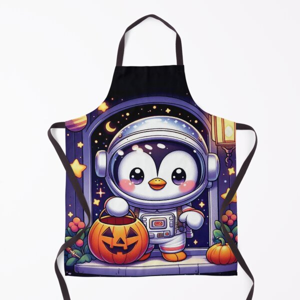 Item preview, Galactic Trick-or-Treat: Penguin’s Cosmic Halloween Quest designed and sold by jglobal360.
