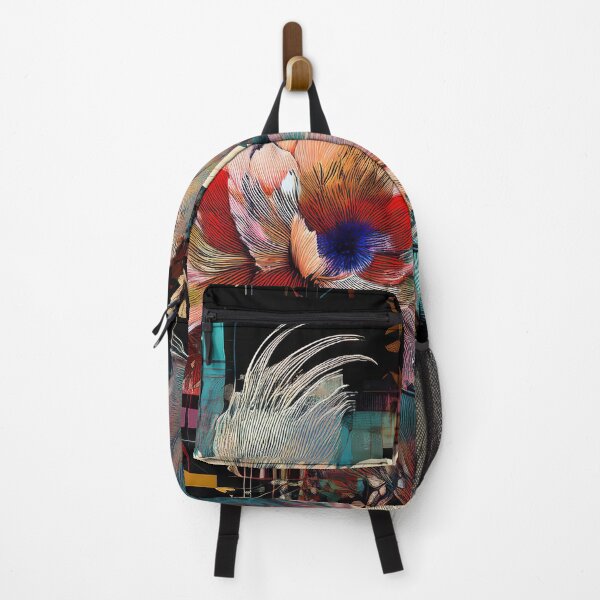 Item preview, Flowers and feathers with distorted pixels and glitches designed and sold by GreissDesign.