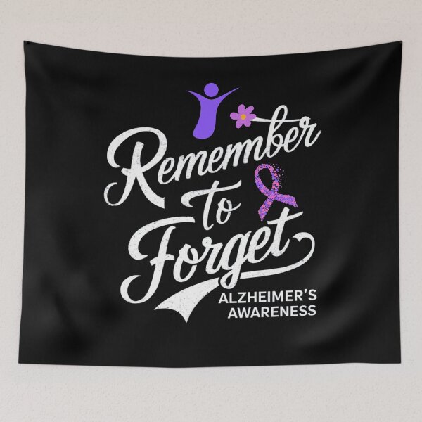 Item preview, I Remember to Forget - Alzheimer's Awareness designed and sold by BunBuntheDog-.