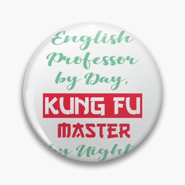 Item preview, Kung Fu Master & English Professor | Dual Life | T-Shirt Design | designed and sold by TheInkyOwl-TIO.
