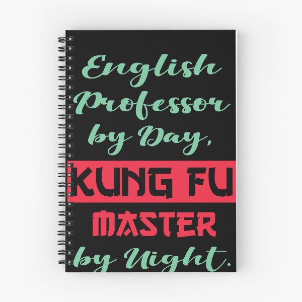 Item preview, Kung Fu Master & English Professor | Dual Life | T-Shirt Design | designed and sold by TheInkyOwl-TIO.