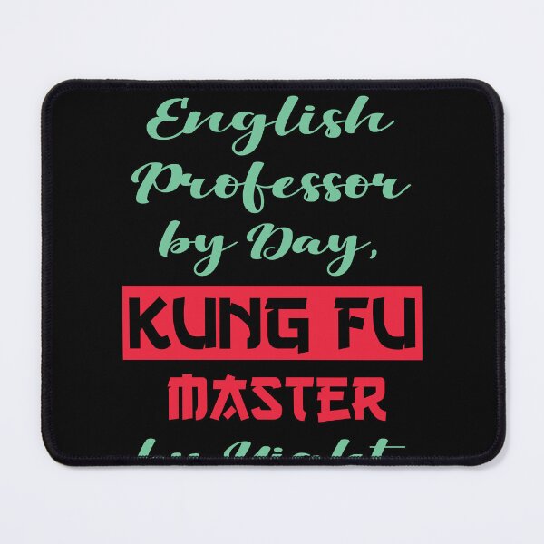 Item preview, Kung Fu Master & English Professor | Dual Life | T-Shirt Design | designed and sold by TheInkyOwl-TIO.