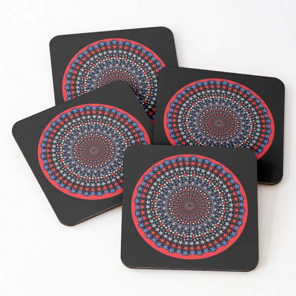 Item preview, Stars Mandala in Red, White and Blue designed and sold by LoveofPeace.