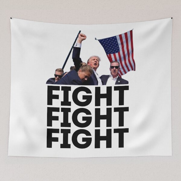 Item preview, Donald Trump fight fight fight shirt gift | maga shirt | maga hat 2024 | maga hat in African colors | Trump dark maga hat | maga neon sign  designed and sold by LAVegasVibes .