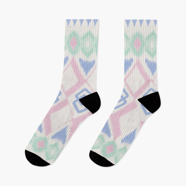 Item preview, Motif ethic handmade pastel Ikat seamless pattern designed and sold by Alynek-Design.