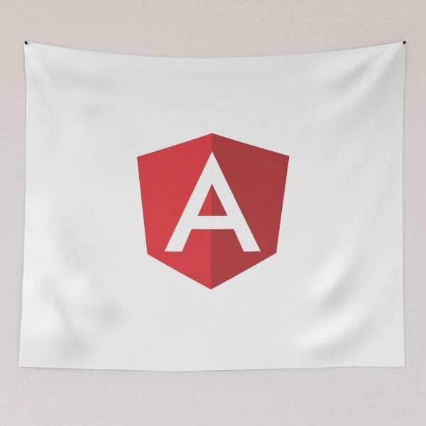 Item preview, Angular Angular.js Borderless Logo Hoodie designed and sold by Rainwater Merch.