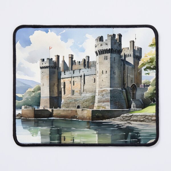 Item preview, Caernarfon Castle: Watercolor Majesty in Wales designed and sold by LSVart.