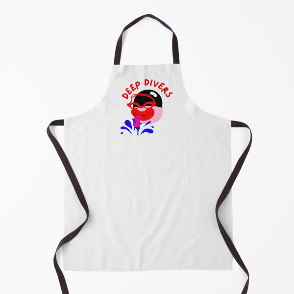 Item preview, Deep Diver with Red Goggles and Black Swimming Cap. Red Bold Text designed and sold by DirtySports.